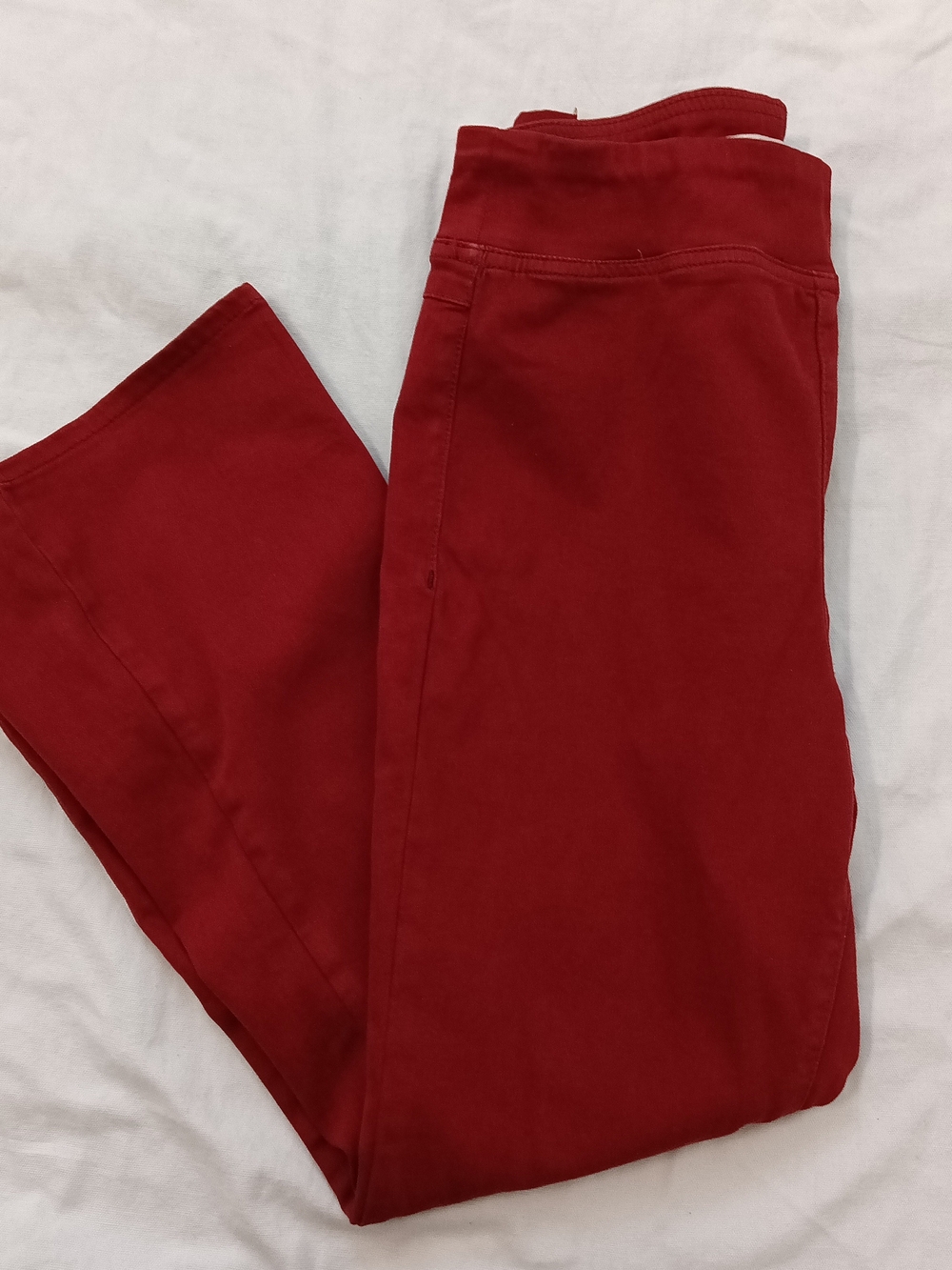 We The Free In My Feelings Mid Rise Crop Boot Brick Red Large Nwt Pull On